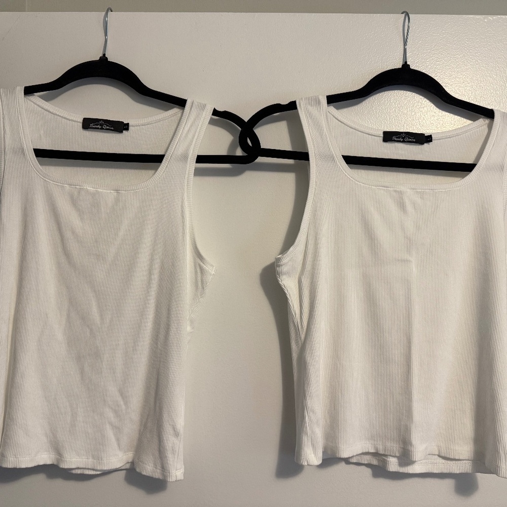 7 Trendy Queen Women's Summer Square Neck Tank Tops